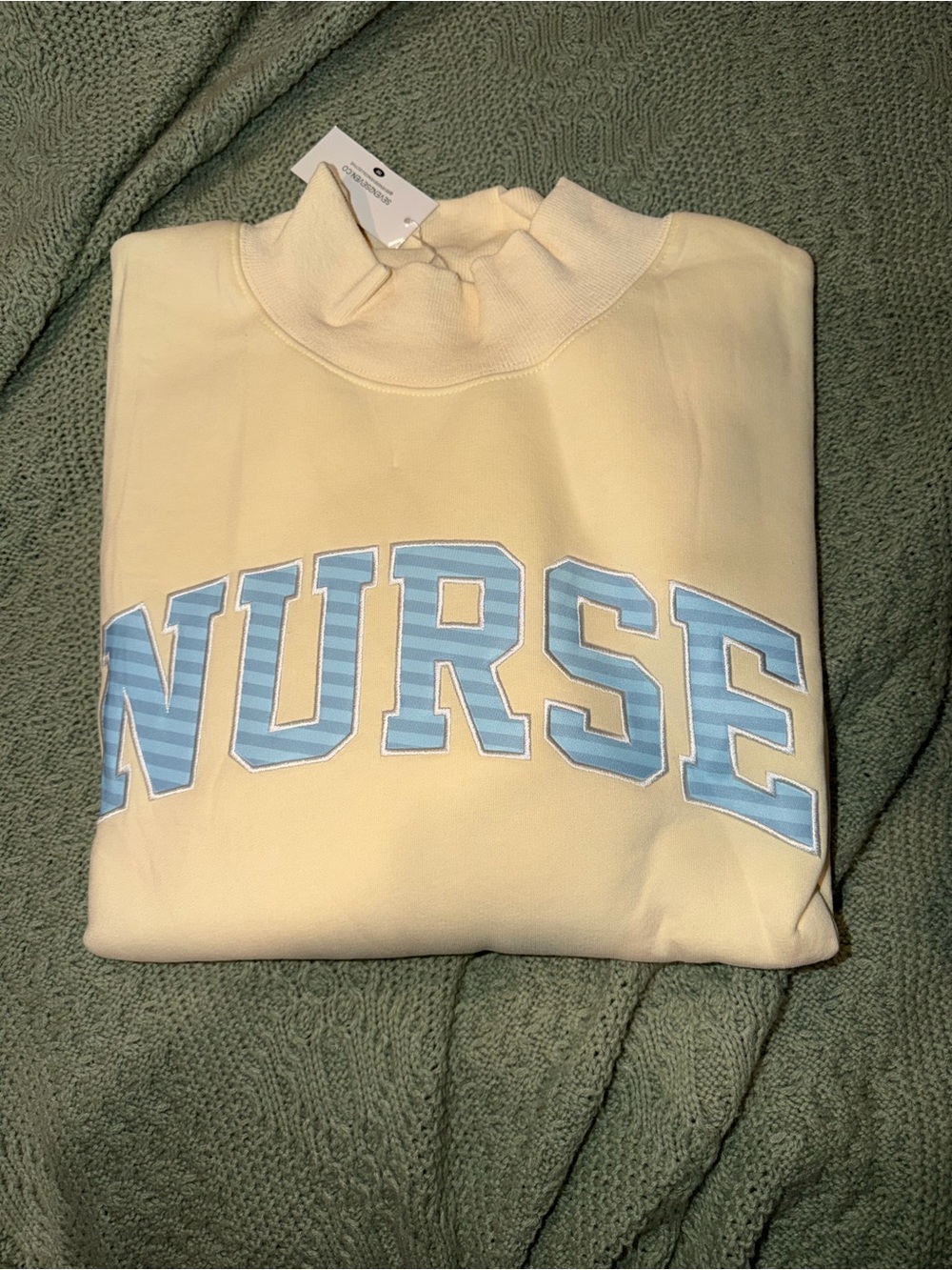 Seven2seven yellow mockneck